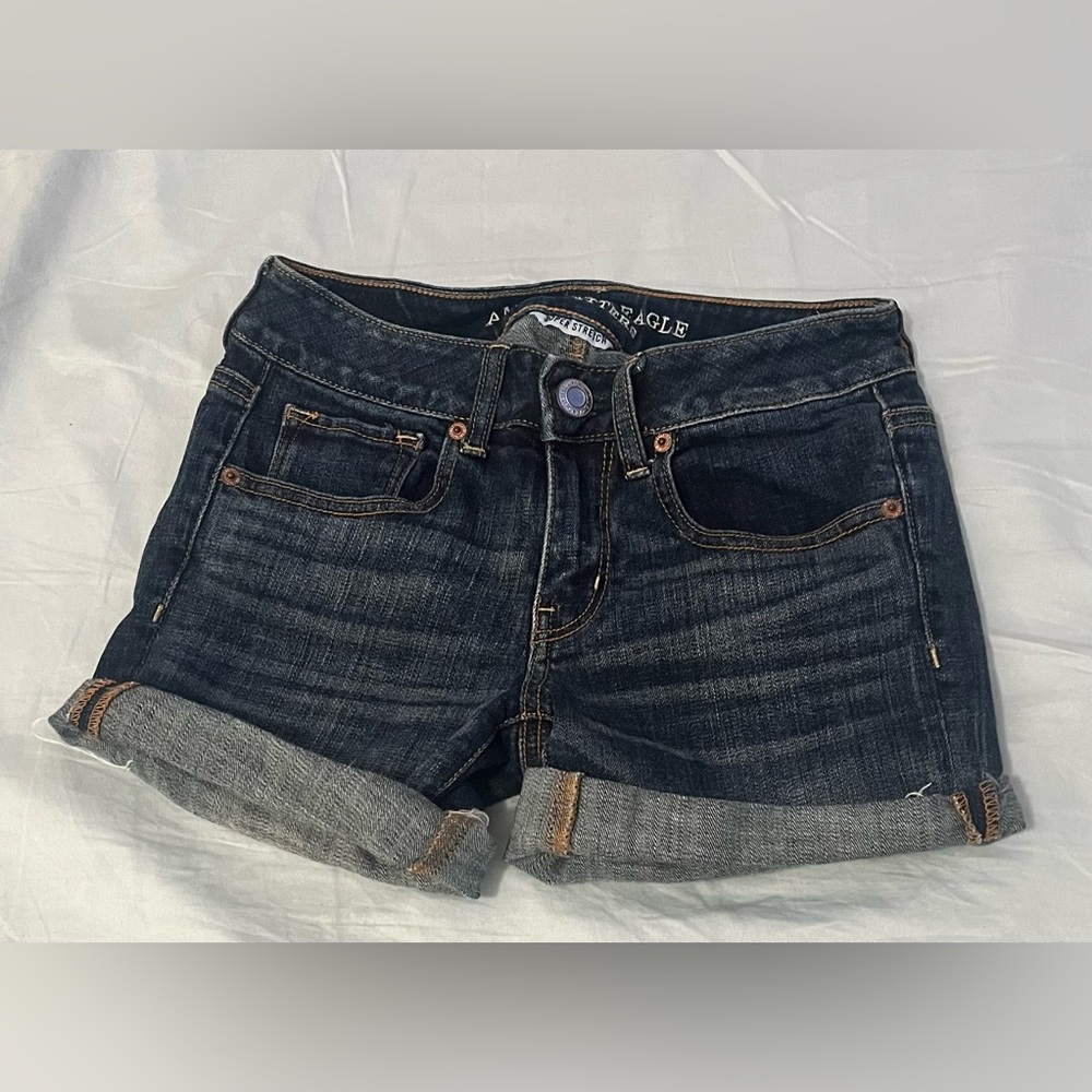 American Eagle Outfitters Women's Indigo Jean Shorts